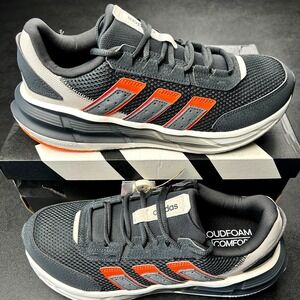 Adidas Astrastar Men's Running Shoes Sneakers Gray Orange Size 10.5 JQ6077 NEW